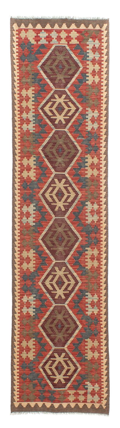 Løber Kelim Carpet - Splash - 288 x 73 cm - flerfarvet