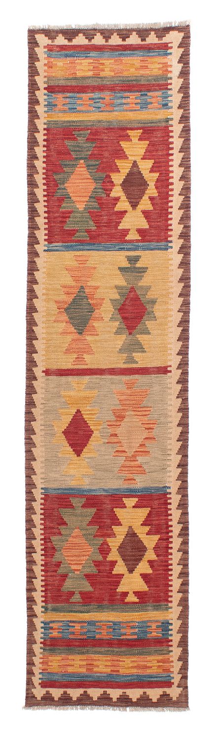 Løber Kelim Carpet - Splash - 288 x 69 cm - flerfarvet