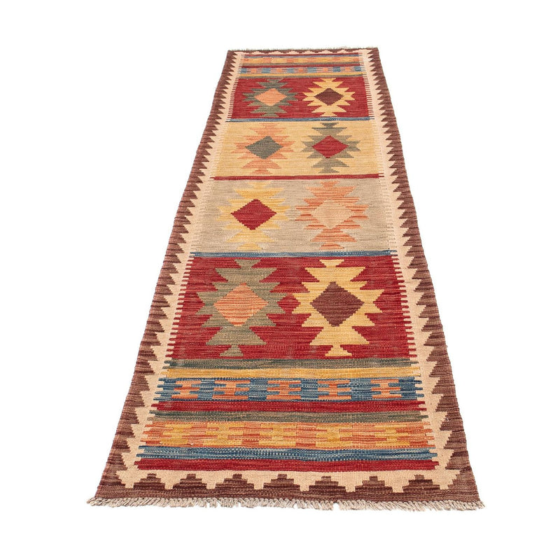 Løber Kelim Carpet - Splash - 288 x 69 cm - flerfarvet