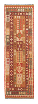 Kilim Maimana Tæppe 309x93cm - Uldtæppe