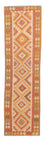 Løber Kelim Carpet - Splash - 298 x 80 cm - flerfarvet