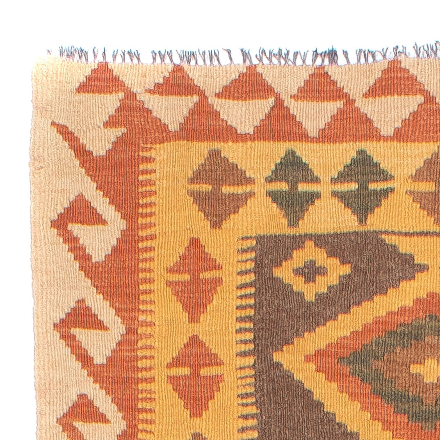 Kilim Maimana Tæppe 297x79cm - Uldtæppe