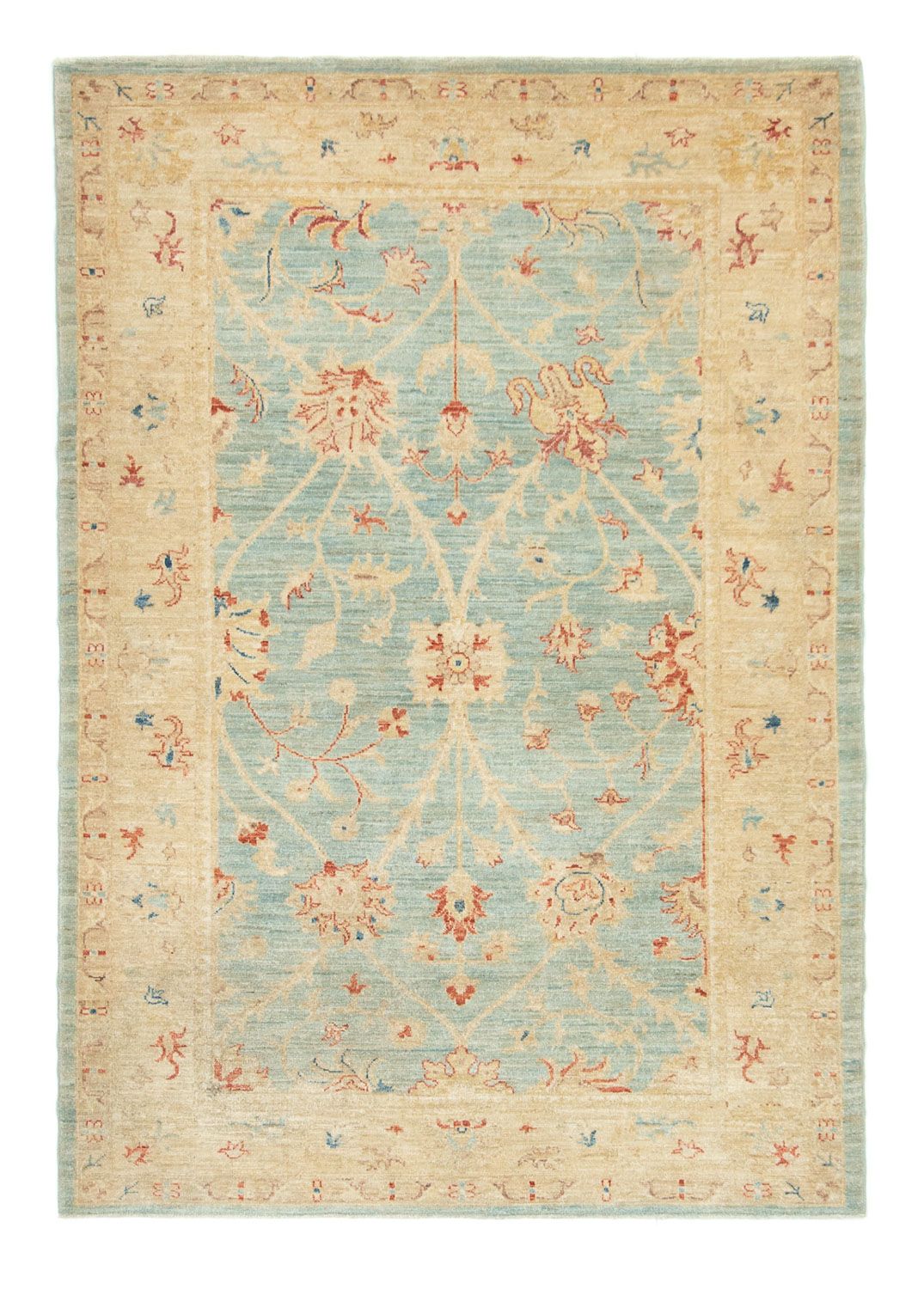 Ziegler Carpet - 186 x 125 cm - lyseblå