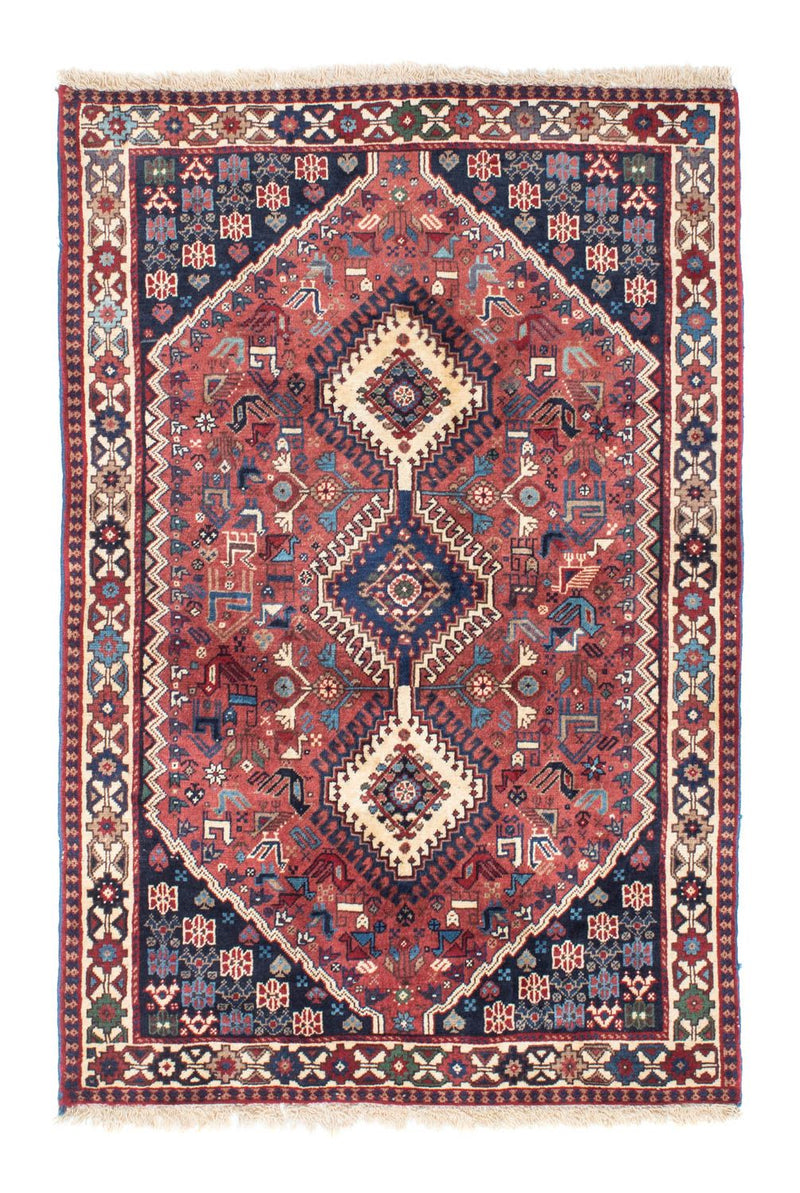 Løber Persisk tæppe - Nomadisk - 196 x 65 cm - lysrød