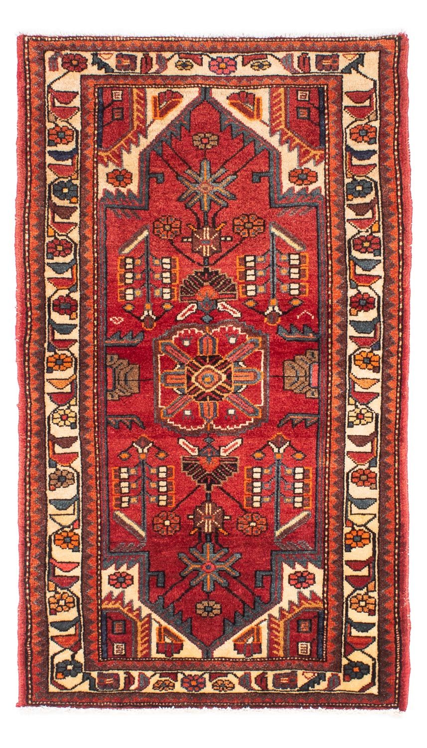 Persisk tæppe - Nomadisk - 146 x 88 cm - mørkerød