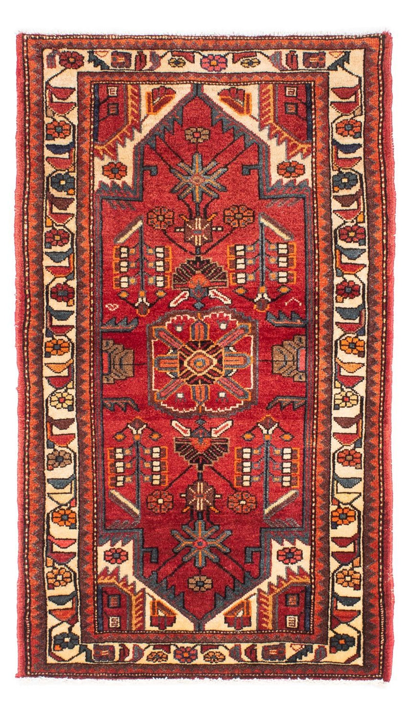 Persisk tæppe - Nomadisk - 146 x 88 cm - mørkerød