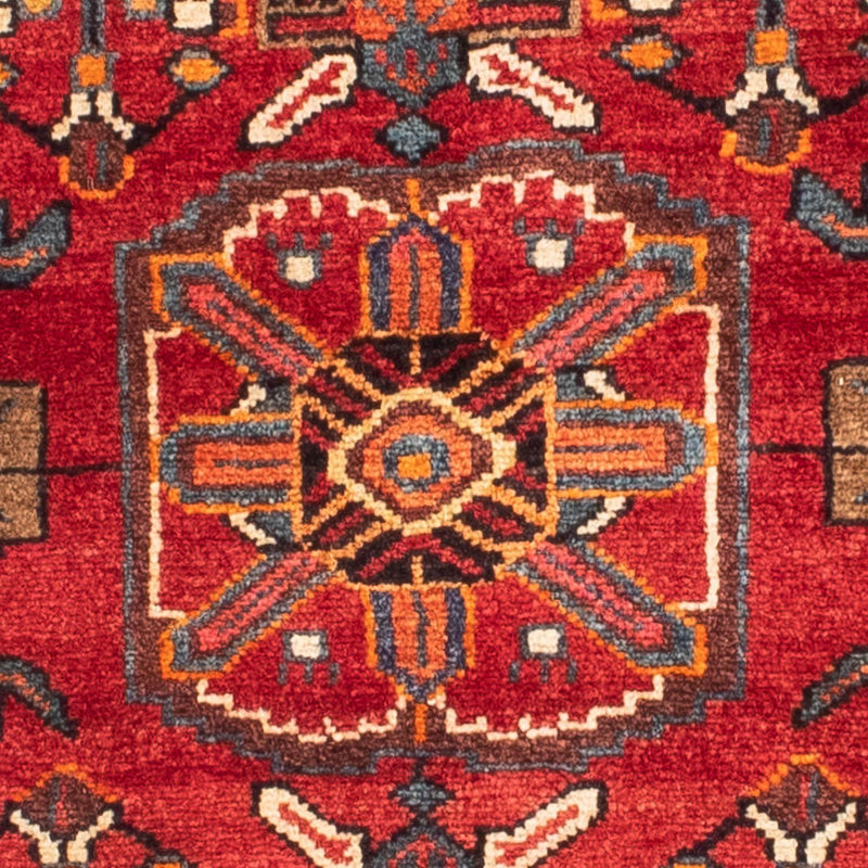 Persisk tæppe - Nomadisk - 146 x 88 cm - mørkerød