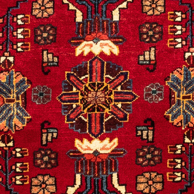 Persisk tæppe - Nomadisk - 240 x 133 cm - mørkerød