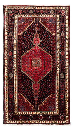 Persisk tæppe - Nomadisk - 246 x 136 cm - mørkeblå