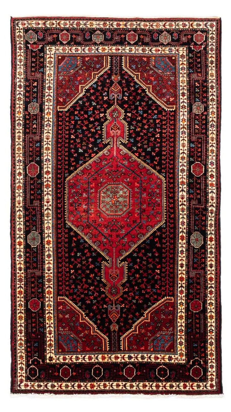 Persisk tæppe - Nomadisk - 246 x 136 cm - mørkeblå