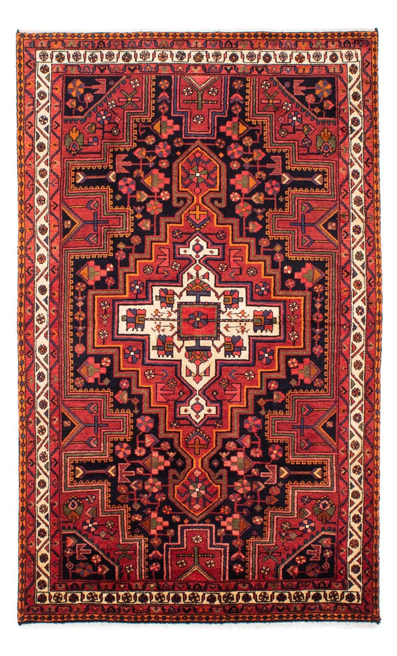 Persisk tæppe - Nomadisk - 235 x 145 cm - mørkerød