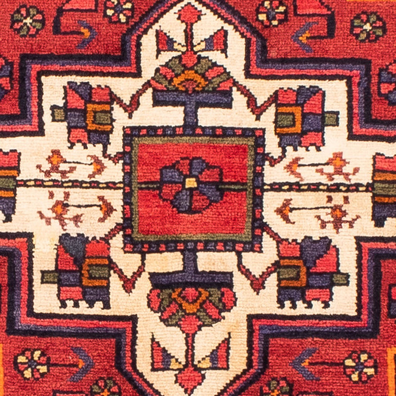 Persisk tæppe - Nomadisk - 235 x 145 cm - mørkerød