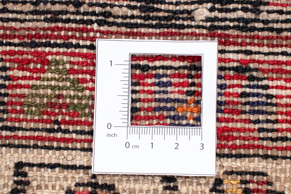 Persisk tæppe - Nomadisk - 235 x 145 cm - mørkerød