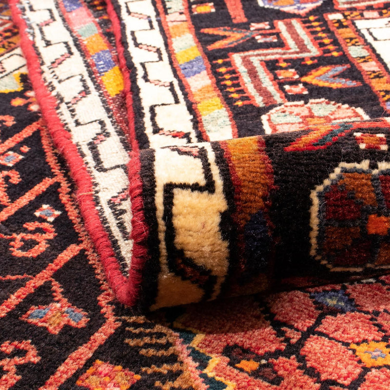 Persisk tæppe - Nomadisk - 248 x 140 cm - mørkerød