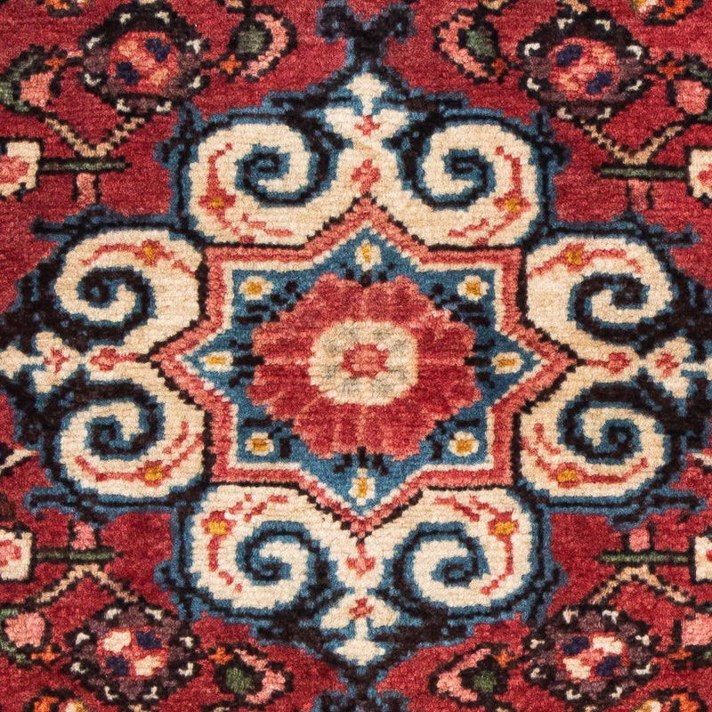 Persisk tæppe - Nomadisk - 98 x 73 cm - mørkerød