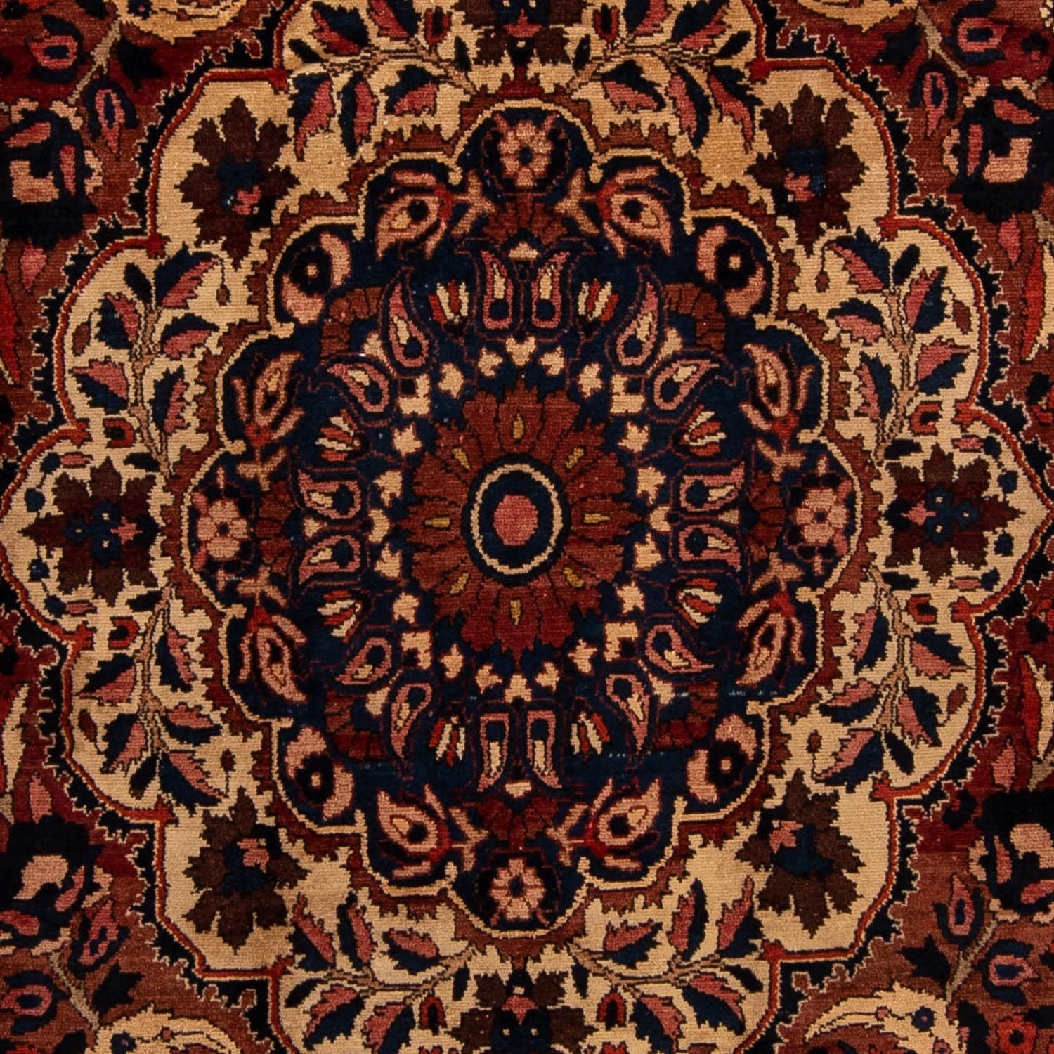 Persisk tæppe - Nomadisk - 342 x 224 cm - brun