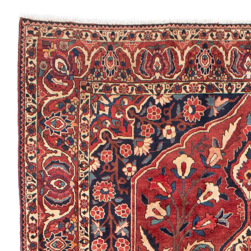 Persisk tæppe - Nomadisk - 333 x 212 cm - mørkerød