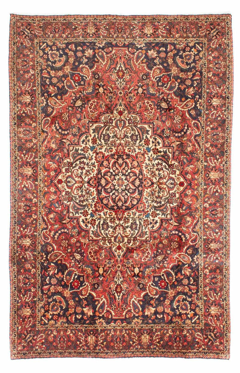 Persisk tæppe - Nomadisk - 313 x 204 cm - lysrød