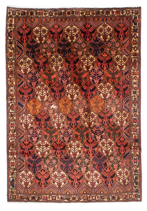 Persisk tæppe - Nomadisk - 288 x 210 cm - lysrød