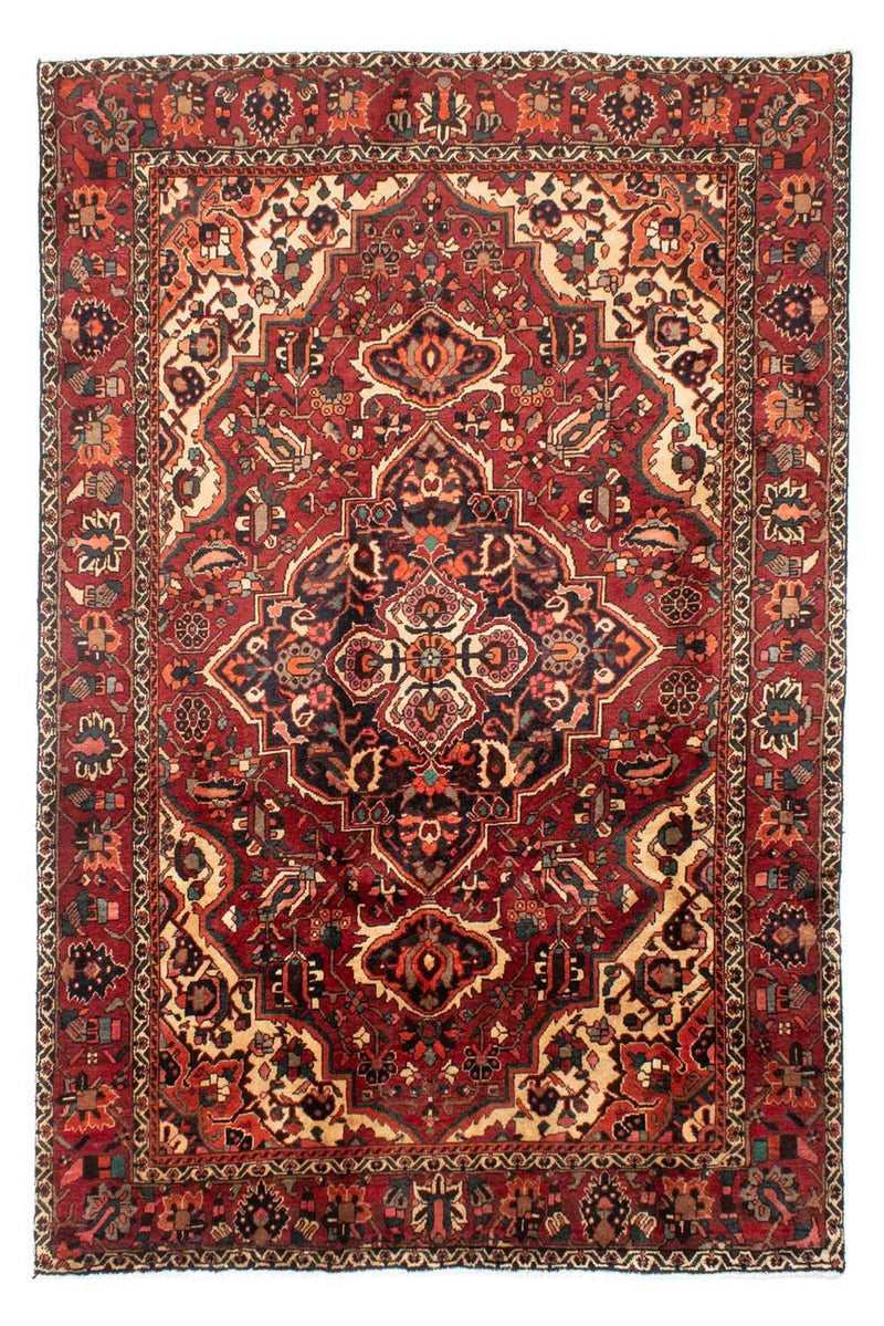 Persisk tæppe - Nomadisk - 295 x 202 cm - mørkerød