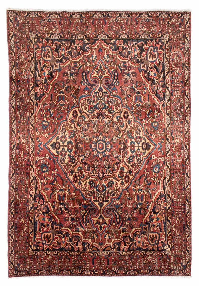 Persisk tæppe - Nomadisk - 312 x 213 cm - lysrød