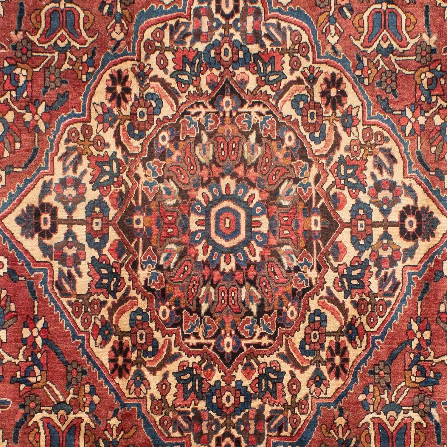 Persisk tæppe - Nomadisk - 312 x 213 cm - lysrød