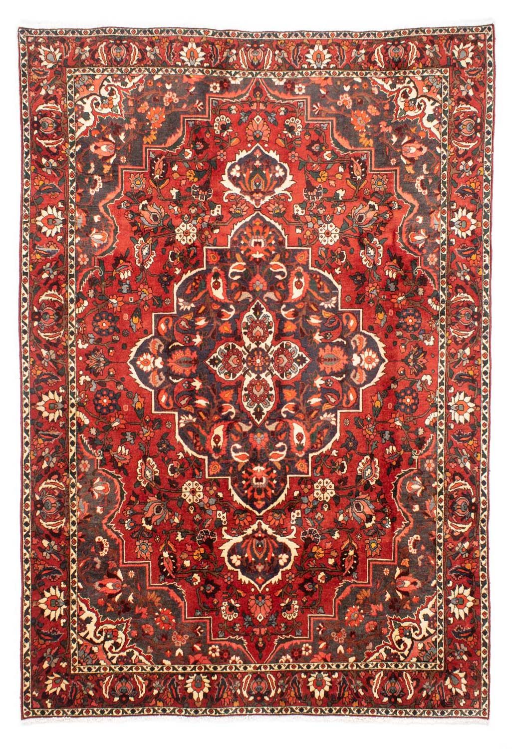 Persisk tæppe - Nomadisk - 300 x 207 cm - rød