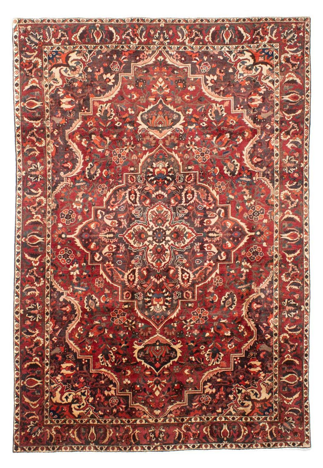 Persisk tæppe - Nomadisk - 294 x 205 cm - rød