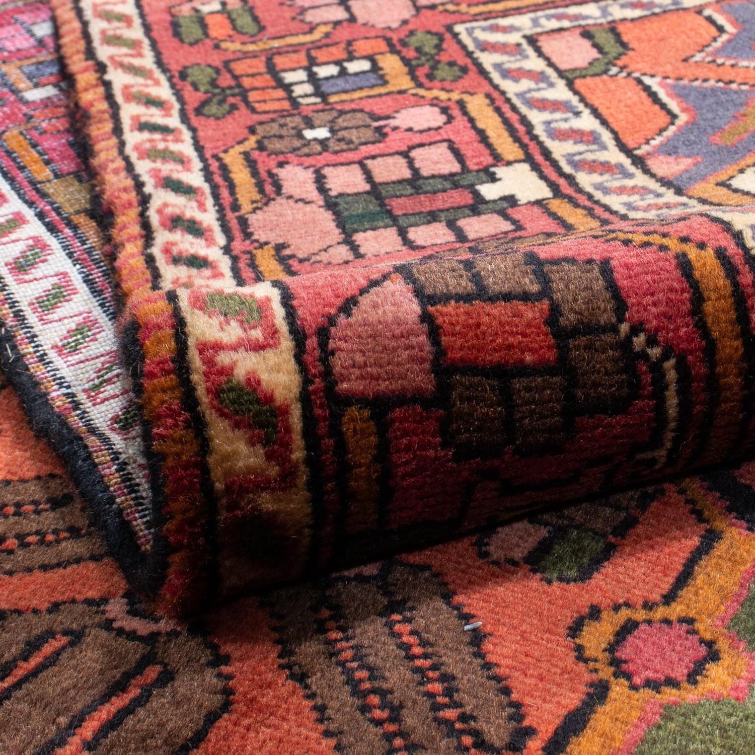 Persisk tæppe - Nomadisk - 297 x 205 cm - brun