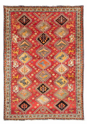 Persisk tæppe - Nomadisk - 289 x 205 cm - rød