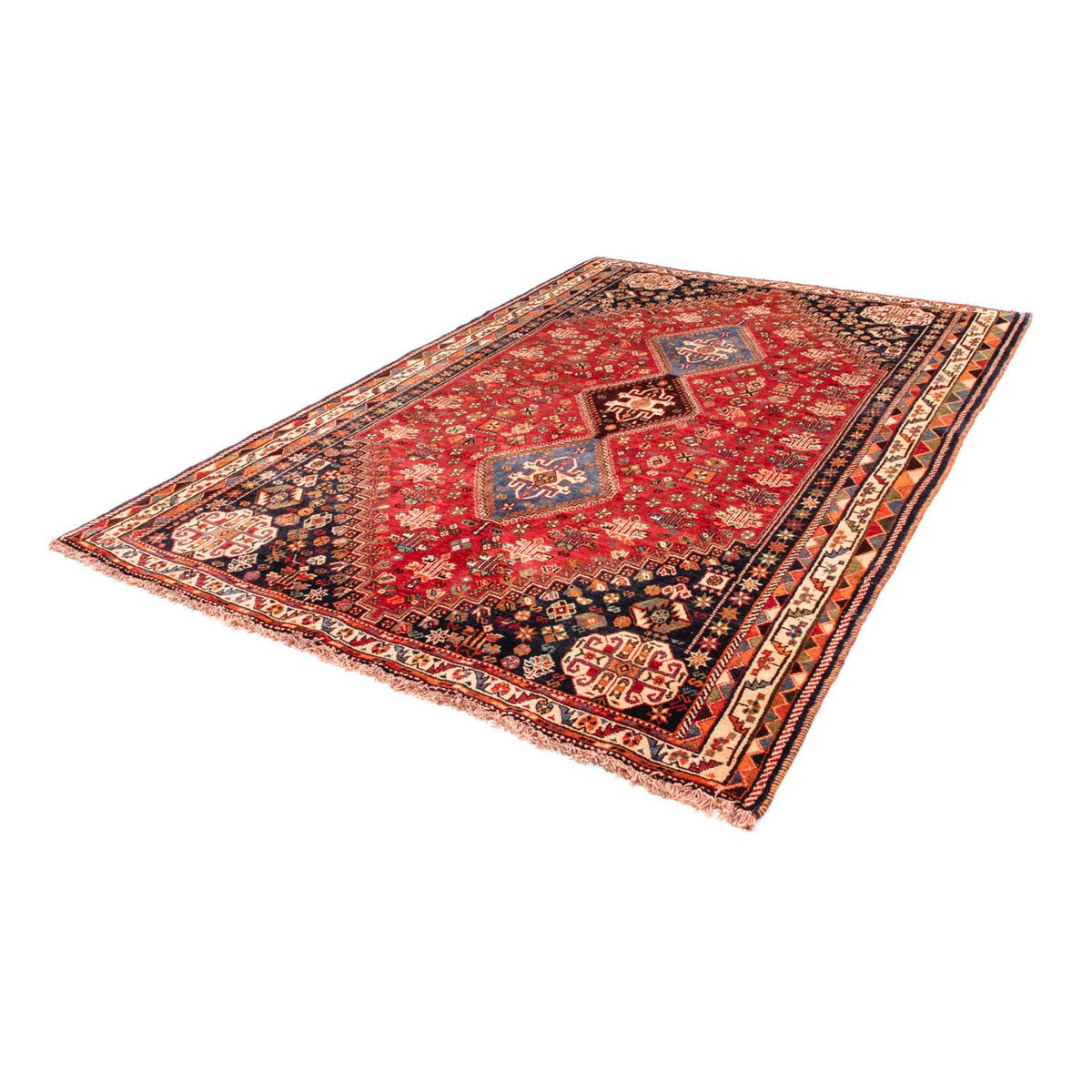 Persisk tæppe - Nomadisk - 280 x 183 cm - rød