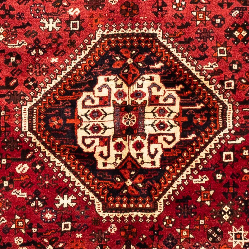 Persisk tæppe - Nomadisk - 222 x 157 cm - mørkerød