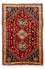 Persisk tæppe - Nomadisk - 210 x 145 cm - mørkerød