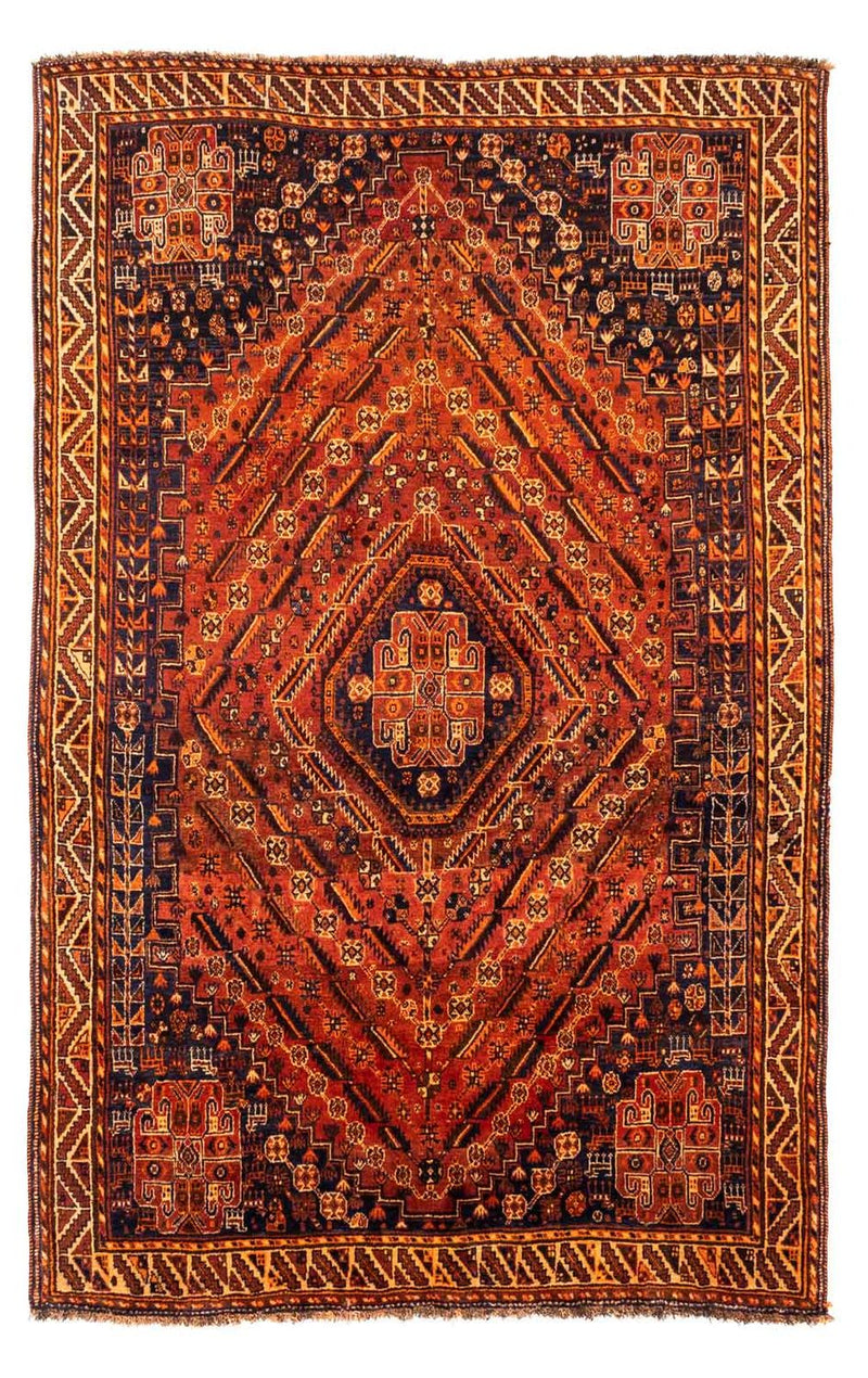 Persisk tæppe - Nomadisk - 260 x 163 cm - rust