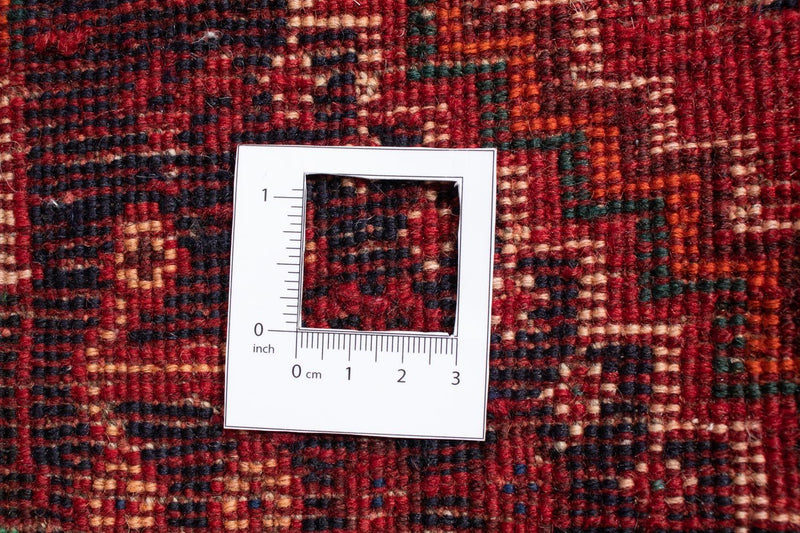 Persisk tæppe - Nomadisk - 303 x 212 cm - mørkerød