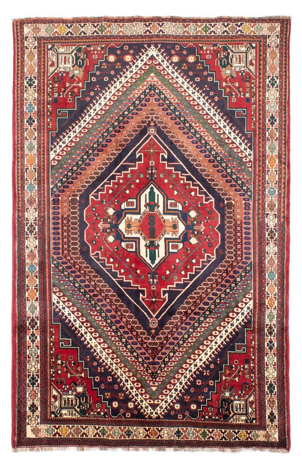 Persisk tæppe - Nomadisk - 305 x 200 cm - rød