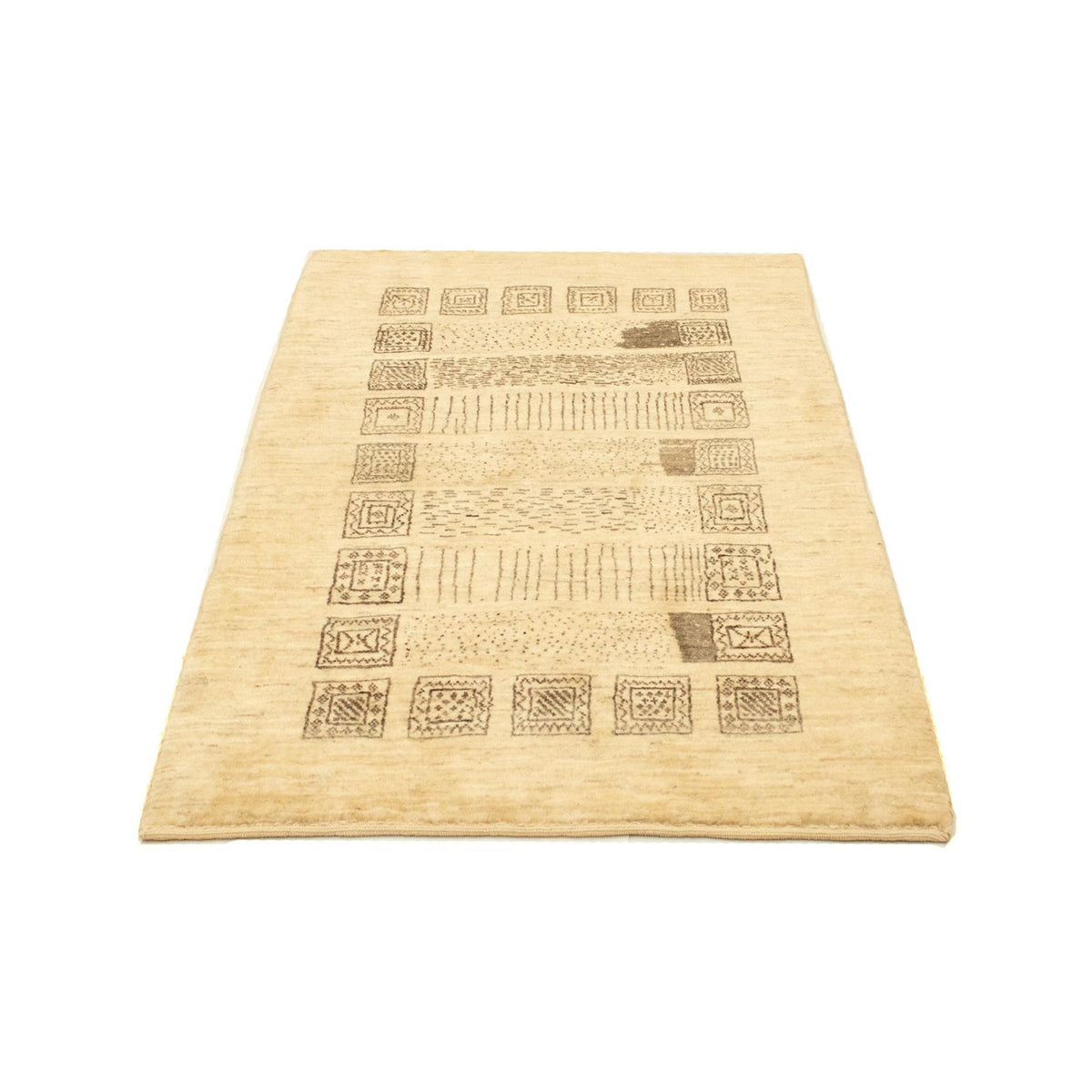 Gabbeh-tæppe - Persisk - 150 x 87 cm - beige