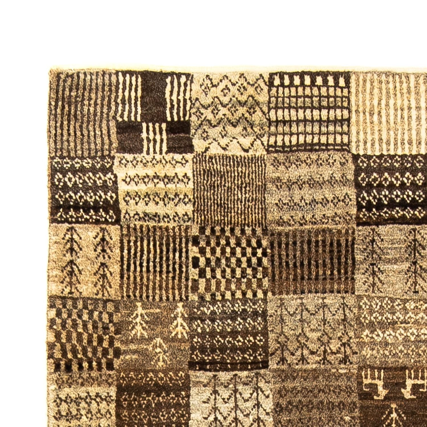 Gabbeh Tæppe - Loribaft Persisk - 142 x 100 cm - flerfarvet