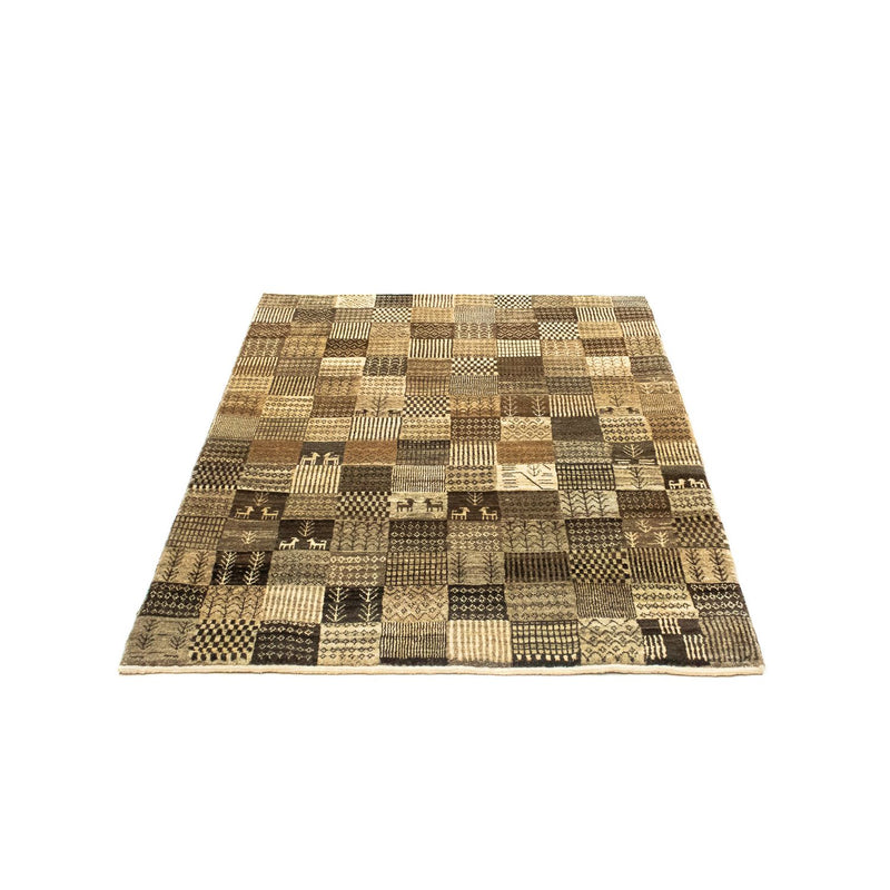 Gabbeh Tæppe - Loribaft Persisk - 142 x 100 cm - flerfarvet