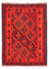 Kelim-tæppe - orientalsk - 210 x 151 cm - rød