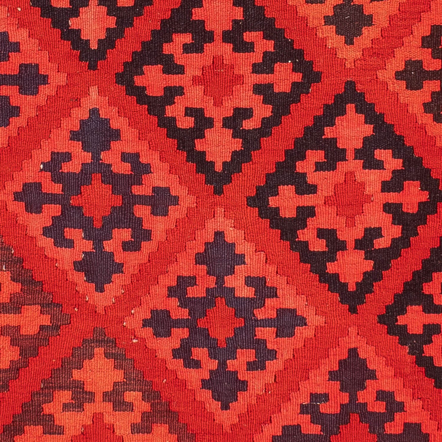 Kelim-tæppe - orientalsk - 210 x 151 cm - rød