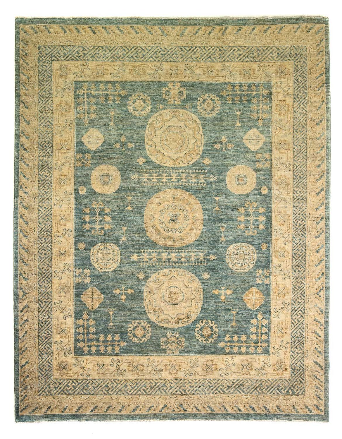 Ziegler Carpet - 297 x 241 cm - turkis
