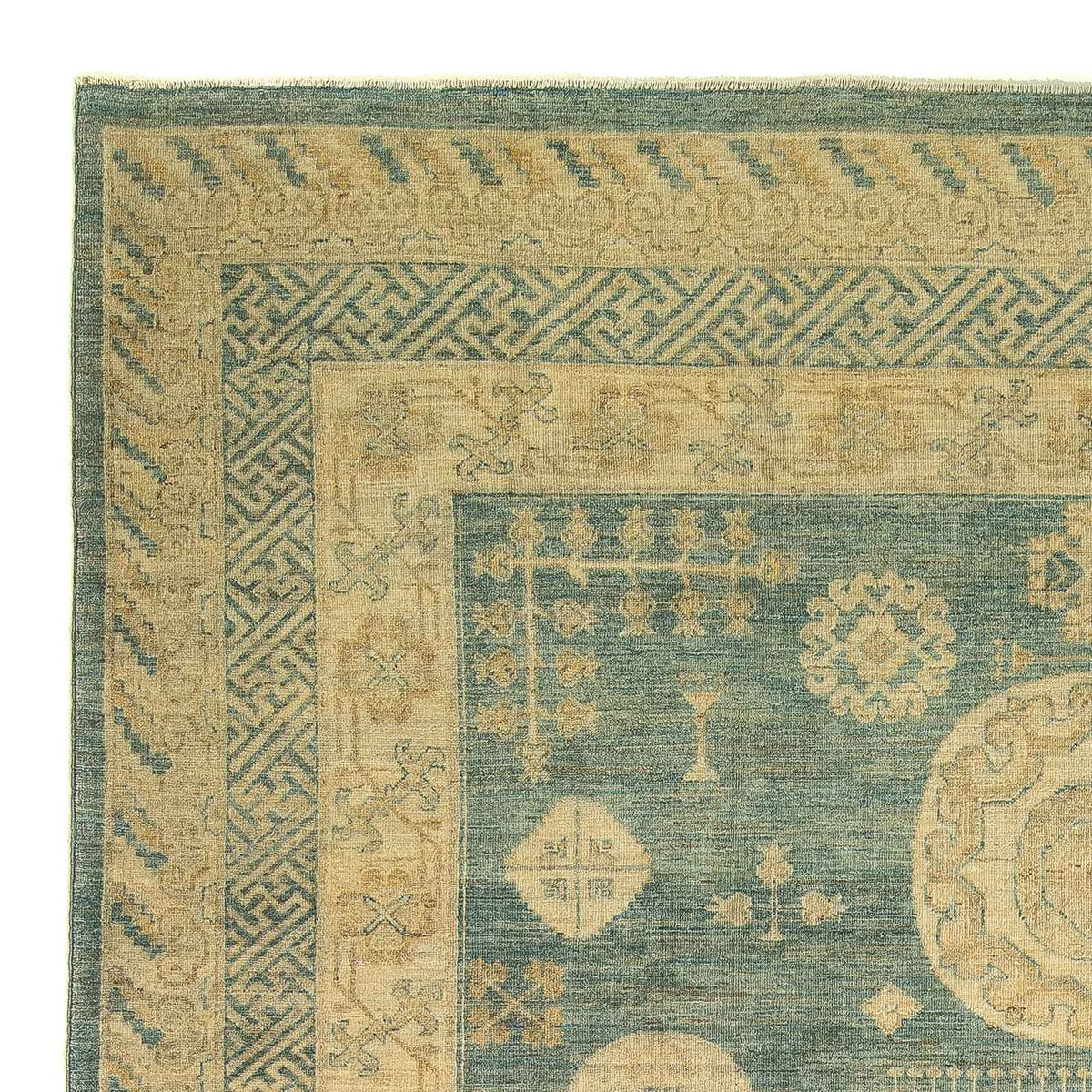 Ziegler Carpet - 297 x 241 cm - turkis