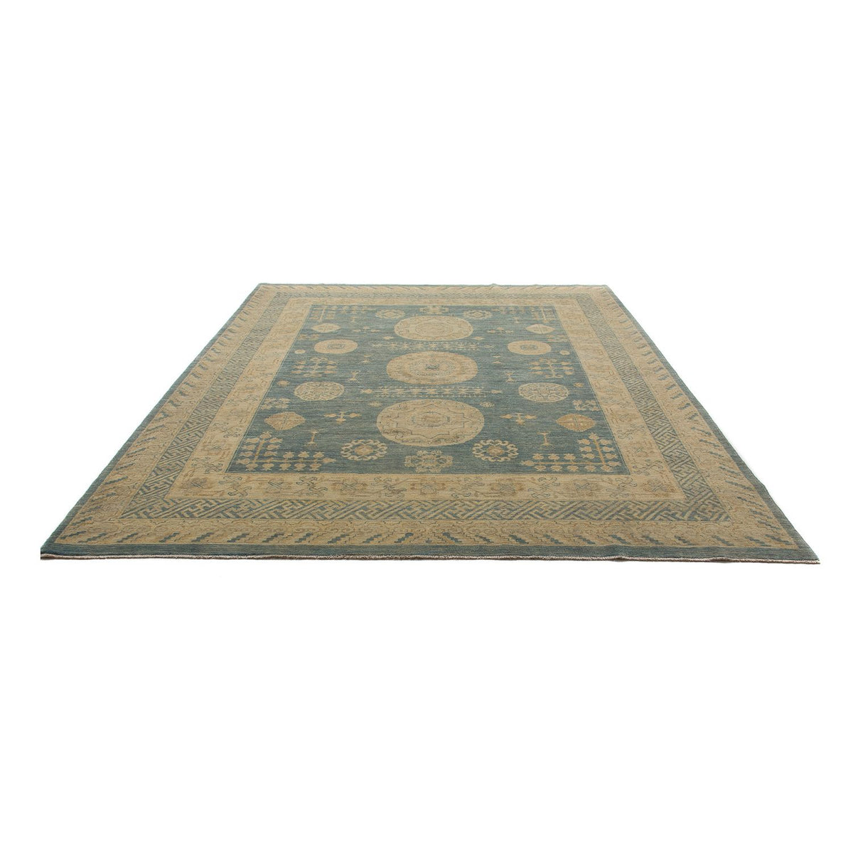 Ziegler Carpet - 297 x 241 cm - turkis