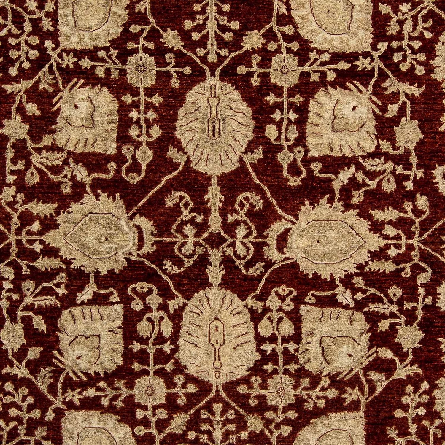 Ziegler Carpet - 296 x 242 cm - mørkerød