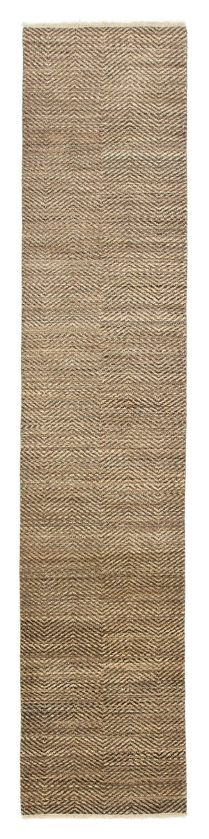 Løber Gabbeh-tæppe - Indus - 370 x 77 cm - beige