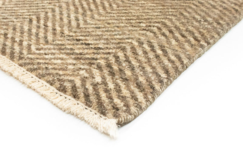 Løber Gabbeh-tæppe - Indus - 370 x 77 cm - beige