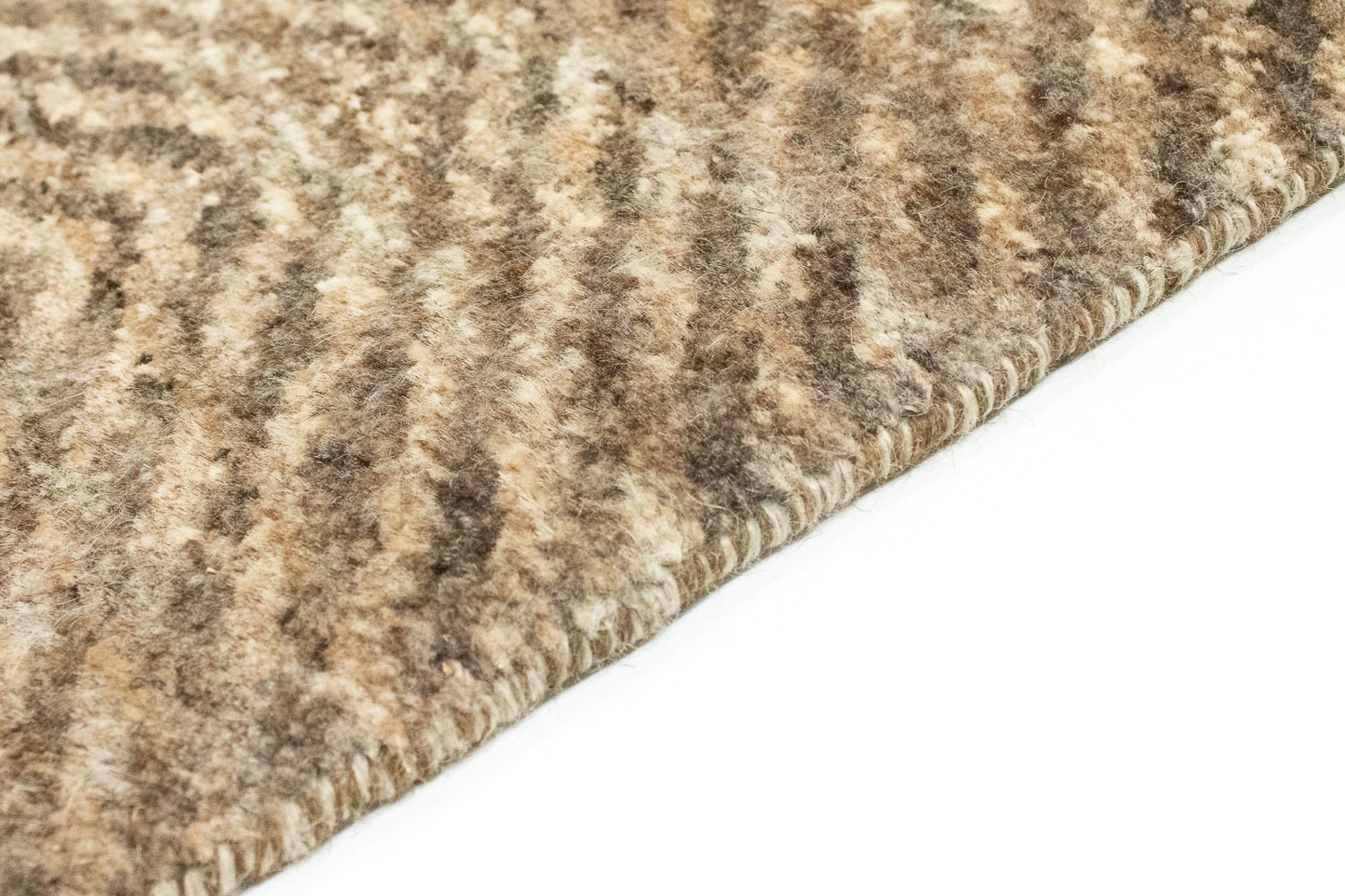 Løber Gabbeh-tæppe - Indus - 370 x 77 cm - beige