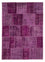 Patchwork-tæppe - 240 x 170 cm - lilla