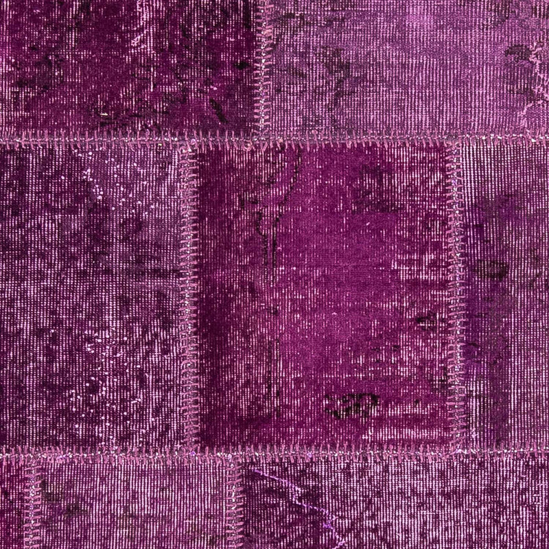 Patchwork-tæppe - 240 x 170 cm - lilla
